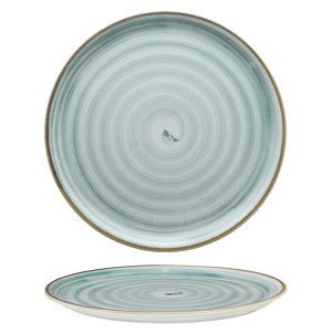 Plato para Pizza Saturnia Napoli Verde con Impresión Digital Circus de 33 cm para Restaurante, Hotel, Suministros al por Mayor, Vajilla al por Mayor - Product Image 1