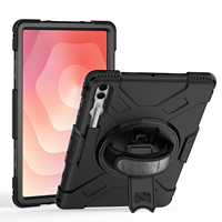 Casing Tablet Anti Benturan dengan Penyangga Putar 360 Derajat, Tali Selempang, dan Tempat Pena untuk Samsung Galaxy S11 Ultra 14.6 Inch SM-X930 SM-X936B