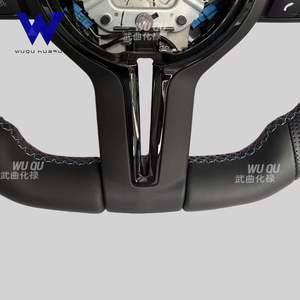 BMW F10 F30 F20 F31 F36 <span class=keywords><strong>m</strong></span> x3 m5 m6 f01 f02 f002 f06 f07 f12 f14 F22 F80 चमड़े के काले योद्धा कार स्टीयरिंग व्हील व्हील - Product Image 4