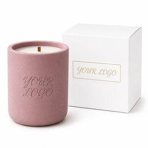 Bougie parfumée en verre avec logo personnalisé en relief, parfum thé blanc <span class=keywords><strong>et</strong></span> rose, écologique, faite à la main, pour la maison, Diwali, <span class=keywords><strong>fête</strong></span> <span class=keywords><strong>des</strong></span> pères - Product Image 4