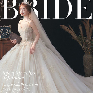 French Wedding Dress Ball Gown Chiffon With Beading Halter Neckline Empire Waist Floor Length Trailing Style Vintage Bride Dress - Product Image 1