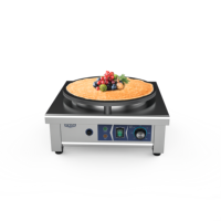 Crêpières et crêpes électriques antiadhésives carrées à plaque unique chinoise moderne haute puissance 3000W en vente