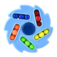 Dönen Sihirli Fasulye Fidget Spinner Bulmaca Oyuncağı, Stres Giderici Eğitici Duyusal Fidget Oyuncakları Çocuklar Yetişkinler Otizm için