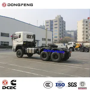 Dongfeng 6x6 Tractor Truck Installing Cummins 420 HP Engine Fast 12F 2R Manual Gearbox 80 Ton Truck Tractor