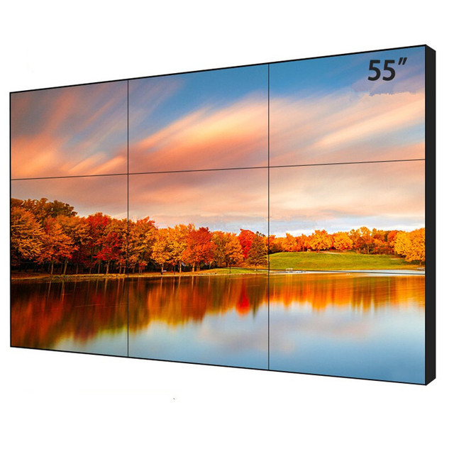 55inch Led Lcd Video Wall Display Screen TV Digital Signage Indoor Screen Wall Mounted LCD Advertising Display