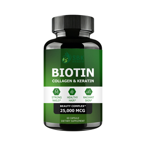 Cápsulas de Complejo de Belleza con Biotina, Colágeno y Queratina Strong Nails, Vitamina A, Multivitamínico, Píldoras de Belleza para el Cabello, la Piel y las Uñas - Product Image 1