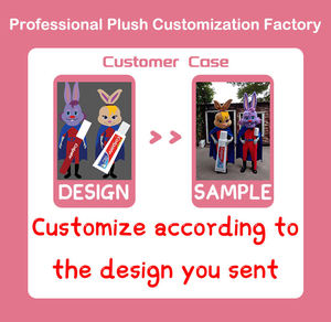 Mascotte de l'entreprise Uyeah 1,8 m 2 m 2,6 m 3 m Conception personnalisée Costume de mascotte gonflable <span class=keywords><strong>renard</strong></span> ours en peluche panda Cosplay Halloween Adulte - Product Image 5