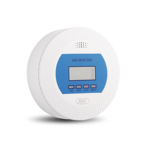 <span class=keywords><strong>Detector</strong></span> De Vazamento De Gás com Display LCD Bateria de Backup Dupla AC/LPG Detecção De Incêndio 230v Gás <span class=keywords><strong>Detector</strong></span> Home Kit com Válvula - Product Image 3