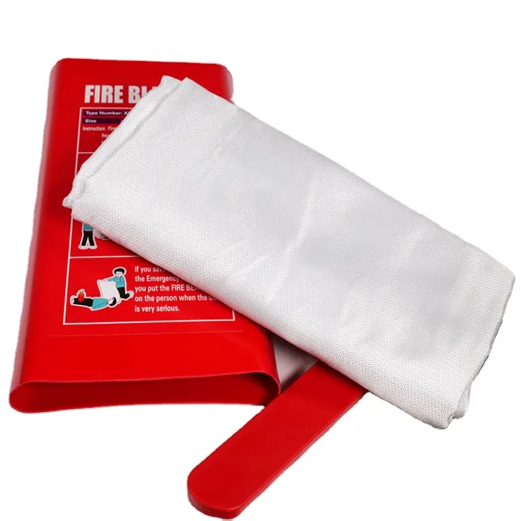 Cobertor de fibra de vidro para incêndio de emergência, cobertor de fibra de vidro para incêndio, 1.8m x 1.8m por atacado