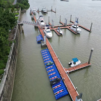 Ascenseur de flotteur de jet ski Offre Spéciale utilisé quai flottant modulaire d'approvisionnement marin coloré quai flottant de jet ski