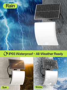 Lampes solaires pour l'extérieur avec détecteur de <span class=keywords><strong>mouvement</strong></span>, <span class=keywords><strong>applique</strong></span> murale <span class=keywords><strong>solaire</strong></span> à 5 modes pour l'extérieur avec télécommande, étanche IP65 - Product Image 3