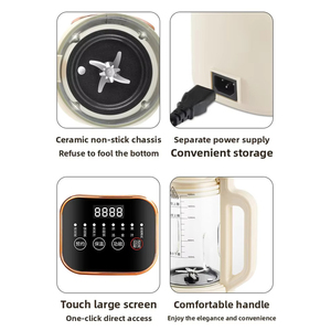 Máy làm sữa đậu nành tự động, máy làm sữa hạt, thiết bị gia dụng, máy làm nóng điện - Product Image 4