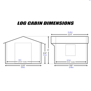 9 Sqm One Story Tiny Wood House Prefab <strong>Garden</strong> <strong>Log</strong> <strong>Cabin</strong> for Sale - Product Image 6