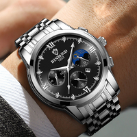 Montre-bracelet de luxe Binbond B3591 3591 pour homme, nouvelle montre sport à quartz tendance, étanche, aiguilles lumineuses, calendrier, Reloj