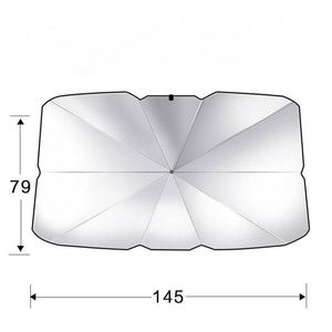 Pare-soleil en nylon le plus vendu, résistant aux UV, pliable, pour pare-brise de voiture - Product Image 5