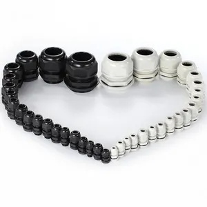 PG7 PG9 M8 M10 PG11 Seal Karet Listrik Berkualitas Tinggi Tahan Air RoHs Plastik Nylon IP68 PG Cable Entry Glands - Product Image 4