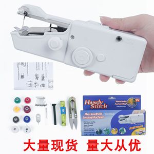 ポータブルミニ手縫いミシン高速手縫い針と糸仕事コードレス服家庭用電気ミシン - Product Image 2