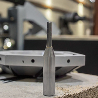 Vollhartmetall TCT 12,7mm 3-Schneidig 1/2 Zoll Gerade Fräser mit Spanbrecher für Holzbearbeitung OEM ODM Hochgeschwindigkeit