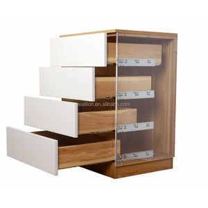 Châu Âu loại 18-inch mở rộng đầy đủ mềm đóng Ngăn kéo trượt đường sắt giảm xóc undermount RUNNER cho tủ bếp rvs Gyms-450mm - Product Image 6