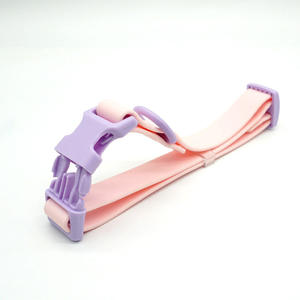 Ошейник для собак из ПВХ, цвет макарон, водонепроницаемый, легко моется, устойчивый к запахам, регулируемый, для ежедневных прогулок и прогулок в дождливую погоду, аксессуары для выгула питомцев - Product Image 3