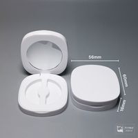 Emballage en plastique recyclable blanc mat pour faux cils Eyeliner Blush boîte liquide rouge à lèvres crème cosmétiques Mascara étui