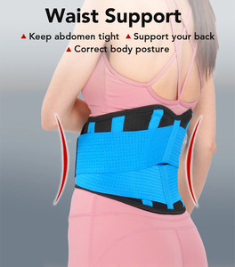 Cinturón de entrenamiento de cintura ajustable para mujer, <span class=keywords><strong>elasticidad</strong></span> de compresión, soporte Lumbar para la parte inferior de la espalda - Product Image 4