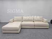 Mobilier d'intérieur de haute qualité Design le plus récent personnalisation canapé sectionnel intérieur canapé en tissu ensemble de canapés modulaires de salon
