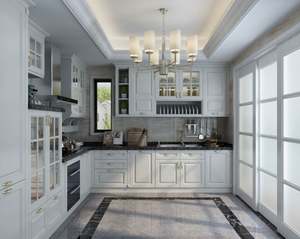 Mueble de Cocina Moderno de Madera Maciza de Roble de Lujo, para Restaurante, Isla de Bar, Tamaño Personalizado, Gran Espacio de Almacenamiento, Fácil de Limpiar - Product Image 6