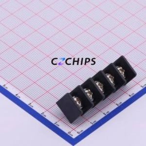 DBT30C-8.25-5P-BK-P Barrier Terminal Block Through hole Component (THT),P=8.25mm Connector Two Sides 8.25mm 1x5P Straight Pin - Product Image 1