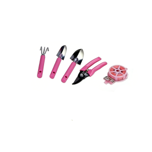 <b>Garden</b> Accessories Pink Gardening <b>Tools</b> Set 5PCS Heavy Duty Gardening Hand <b>Tools</b> with <b>Storage</b> Case <b>Garden</b> Products - Product Image 5