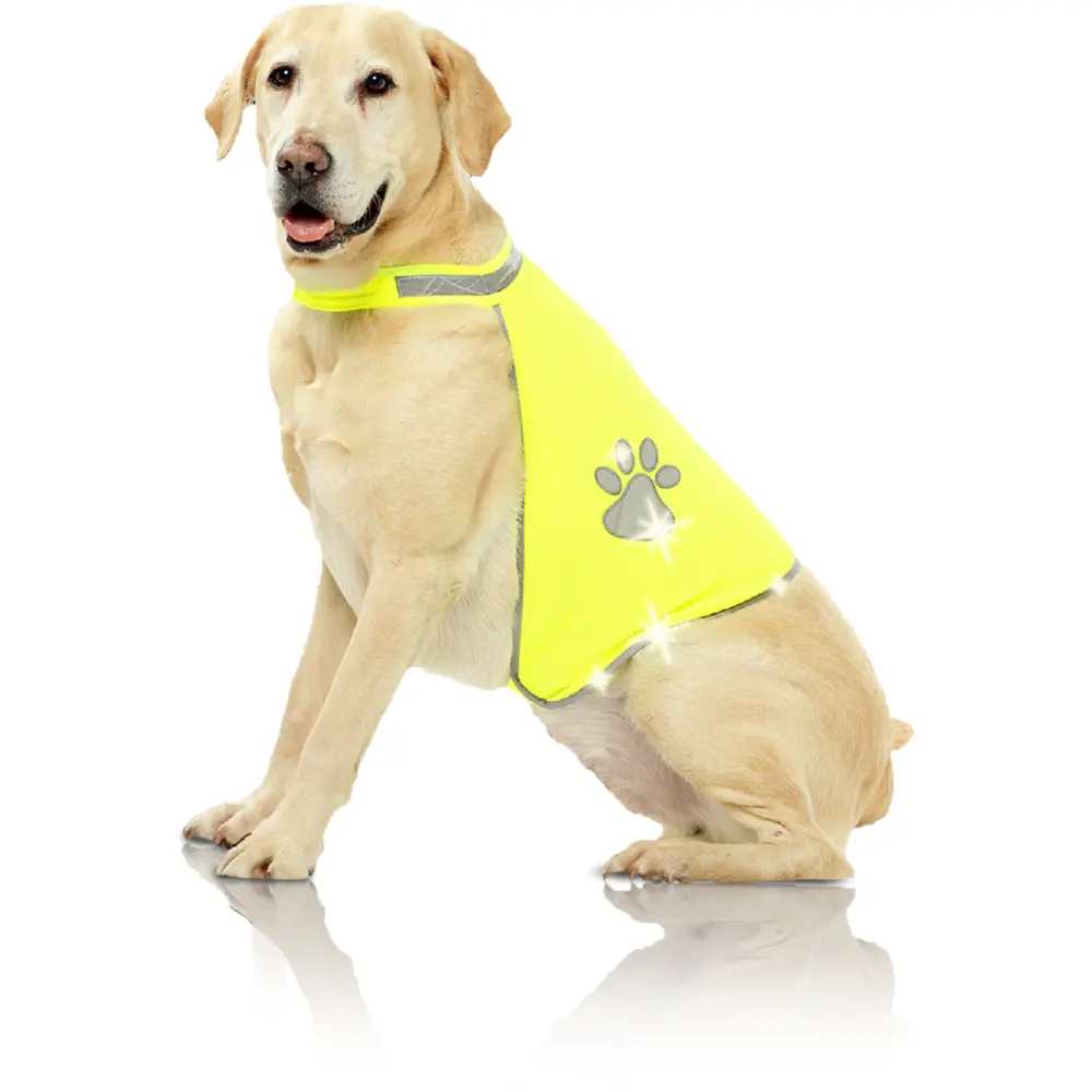足のある愛犬の反射安全ベストプリント屋外旅行高視認性快適な犬の犬の安全はベストを保護します