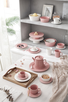 Assiette plate en porcelaine émaillée, vaisselle en céramique chinoise, accessoires de cuisine, plat de cuisson pour la maison, la cuisine, les fêtes et les mariages