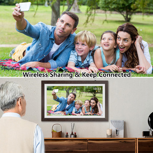 21.5 inch Wifi thông minh khung ảnh kỹ thuật số hình ảnh điện tử khung chức năng thông minh quảng cáo Máy nghe nhạc <span class=keywords><strong>slideshow</strong></span> gửi hình ảnh - Product Image 6