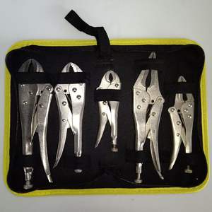 5 Zoll 7 Zoll und 10 Zoll gebogene Backen verriegelung zange Schraubstock griff 7 Zoll und 9 Zoll lange Nasen verriegelung zange - Product Image 3