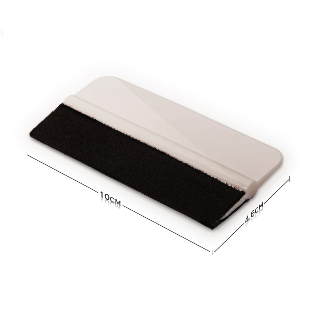 Пользовательский логотип обои скребок Ракель пленка наклейка скребок белый цвет винил скребок