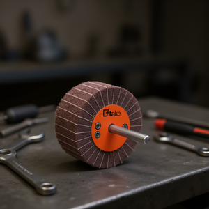 Disco de Pulido Ttake con Base de TNT Mixta de 80x50x6 mm y Eje de 6 mm - Product Image 3