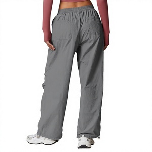 Pantalon de jogging respirant à séchage rapide, taille haute, léger, avec cordon de serrage, multi-poches, pour le sport et les loisirs, pour femme - Product Image 3