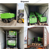 Mini presse à foin ronde pour tracteur emballage d'ensilage grande presse à foin ronde ramassage de paille presse à balles rondes presse à balles verticale