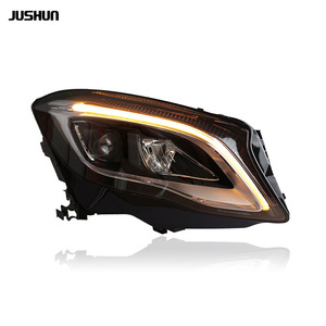 Ensemble de phares Mercedes-Benz GLA, feux de jour à LED, clignotants, lentilles, version haut de gamme 2015-2019 - Product Image 2
