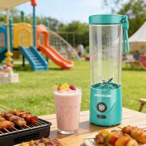 Mixeur plongeant sans fil 2026, mini-mixeur portable à piles pour shakes protéinés, mixeur de fruits, mixeur-tasse, mini-shaker - Product Image 1