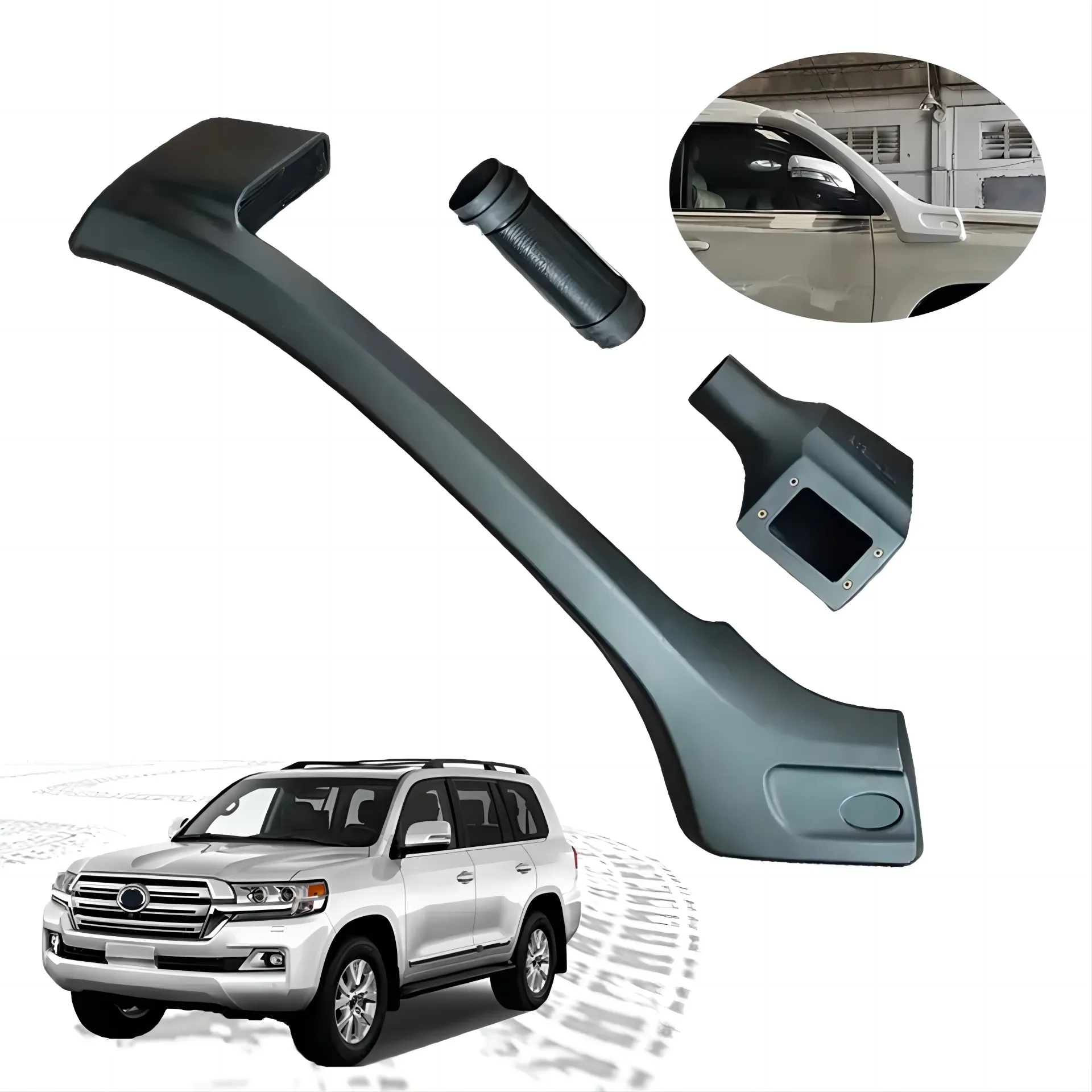 Wholesale OEM High Quality Toyota Land Cruiser 200 2015+ Pickup 4x4 Overland Vehicle Air Ram Car Accessory Intake System Snorkel