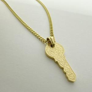 Inspire gioielli moda gioielli collane la chiave della pazienza collana islamico calligrafia aracica gioielli chiave ciondolo collane - Product Image 6