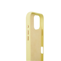 Étui de téléphone élégant en PU gaufré beige avec protection anti-traces de doigts et protection à 360°, détail de marque discret pour