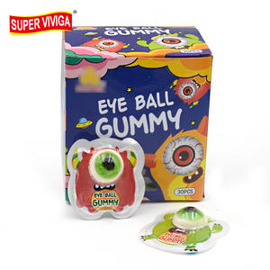 Órgano corporal de Halloween, mano, pie, ojo, forma de bola, masticable, caramelo de goma - Product Image 3