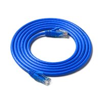 Cable de Conexión Ethernet LAN CAT6/CAT6E UTP OEM y ODM, Conductor Sólido CCA de 23AWG, 1.5m-5m, LSZH/PVC