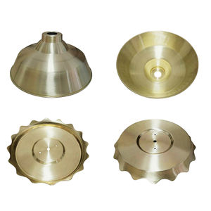 Maßgefertigte Messing-Lampenschirm-Hüllen Zubehör Aluminium-Lampenschirm Halbkreisförmiger Lampenschirm Metallblechverarbeitung - Product Image 1