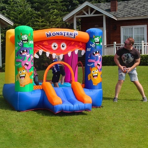 Bác Sĩ Cá Heo Quái Vật Nhà Bị Trả Lại Giá Rẻ Giá <span class=keywords><strong>Inflatable</strong></span> Nhà Bouncy Cho Trẻ Em <span class=keywords><strong>Mini</strong></span> Bouncy Lâu Đài Trả Lại Trượt Với Blower - Product Image 3