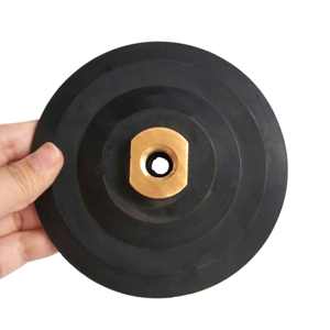 Arbre en laiton personnalisable de 5/8 à 11 pouces avec crochet et boucle en caoutchouc Tampons de polissage Tête de connexion Support OEM - Product Image 1