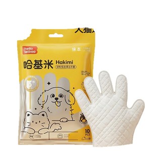 Pet hand sanitizer gloves, cat bathing and cleaning dry cleaning products, dog wipes for wiping bottoms and paws. - Product Image 1