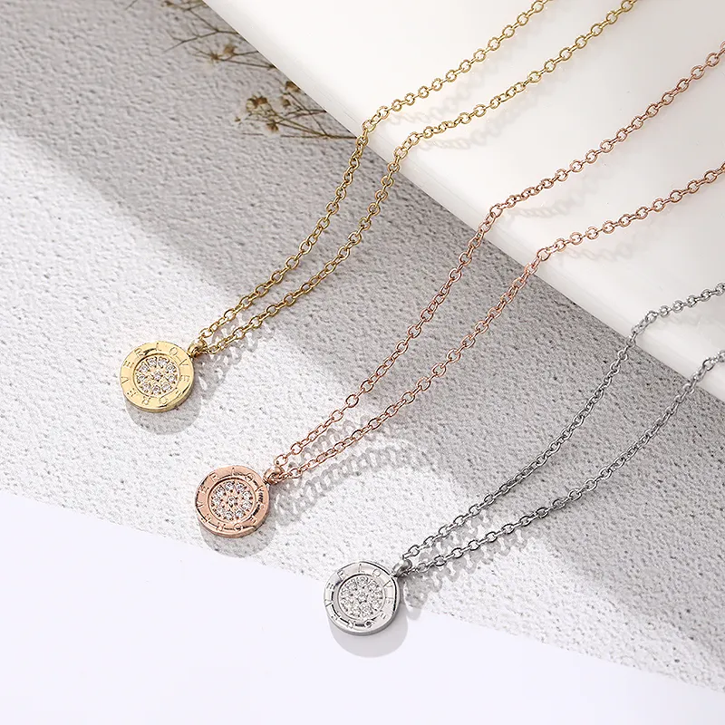 gold plated pendant necklace